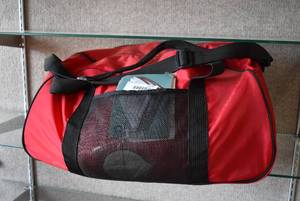 lot 1170 image: Queen Air Mattress In Nike Bag & Pump  Quest  LOCAL PICKUP ONLY