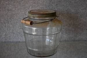 lot 1182 image: Large Preserve Jar  7 T x 8 W