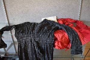 lot 1185 image: Childs Red Vest & Womens Dress