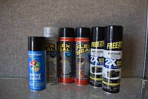 lot 1197 image: Lot of 6 Canisters of Flex Seal