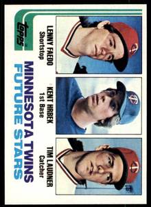 lot 8128 image: Lot of 15 Cards  1982 Topps Baseball  Future Stars Rookie Cards Kent Hrbek Steve Sax Johnny Ray & More  See individual photos of each card