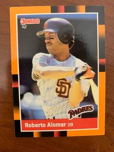 lot 8006 image: 1988 Donruss Baseballs Best #42 Roberto Alomar RC