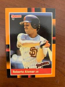 lot 8007 image: 1988 Donruss Baseballs Best #42 Roberto Alomar RC