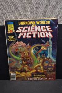 lot 1074 image: Vintage Unknown Worlds of Science Fiction by Stan Lee  Vol.1 1976  Giant Size Special Issue  8 14x11