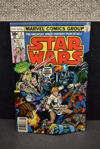 lot 1075 image: Vintage Star Wars  Marvel Comic Group  2 AUG 1977 Vol. 02817  6.5x10.25