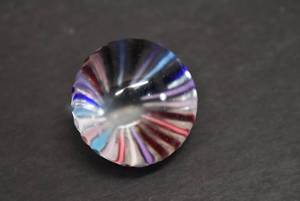 lot 1078 image: Tiny Threaded Art Glass Paperweight  Murano Style  1 14