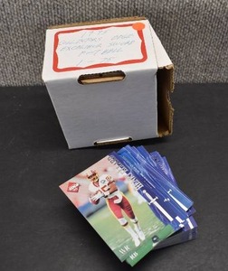 lot 8312 image: Set of 1995 Collectors Edge Excalibur Sword Football Cards #1-75
