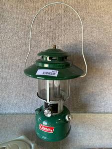 lot 8013 image: Vintage Coleman Model #228J Green Lantern  LOCAL PICKUP ONLY