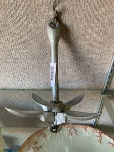 lot 8020 image: Cast Boat Anchor  3.5lbs  LOCAL PICKUP ONLY