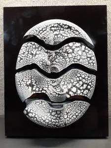 lot 7000 image: Unique Studio Pottery Ceramic Wall Art  16x12.5