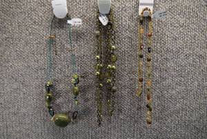 lot 1104 image: Lot of 3 Beaded Necklaces  Premier Design & 1928