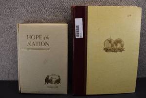lot 1129 image: Lot of 2 Hammond World Atlas & Hope of the Nation Family Life Books