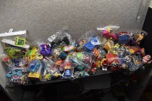 lot 1130 image: Large Box of Unopened McDonalds & Other Fast Food Restaurant Toys