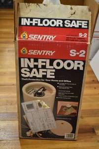 lot 1150 image: Sentry S2 In-Floor Safe Unused, combination included LOCAL PICKUP ONLY