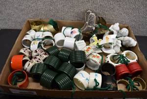 lot 2007 image: Large Lot of Assorted Napkin Rings