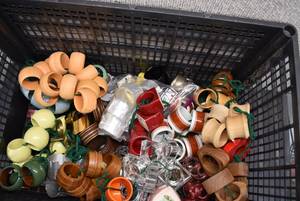 lot 2008 image: Large Lot of Assorted Napkin Rings