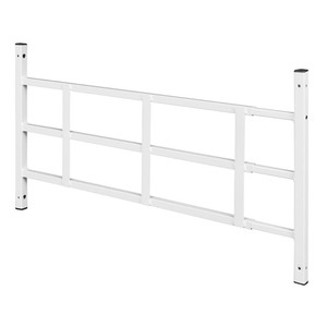 lot 61404 image: Segal S 4752 Fixed Window Guard, 22-Inch - 38-Inch Wide By 15-Inch High, 3 Bar, White