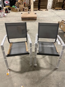 lot 61457 image: Two outdoor patio chairs