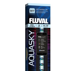 lot 61473 image: Fluval AquaSky 2.0 LED Aquarium Light 24-36in