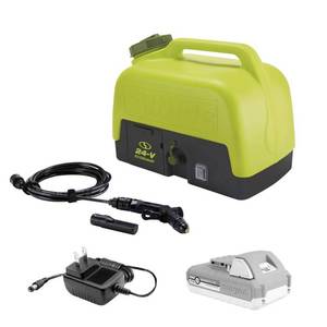 lot 1317 image: Sun Joe WA24C-LTE 24V 116-PSI-Max Multi-Purpose Clean-Anywhere Portable Spray Washer with 5-Gal Tank