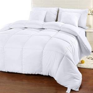 lot 2939 image: Utopia Bedding Comforter Duvet Insert - Quilted Comforter with Corner Tabs - Box Stitched Down Alternative Comforter (Queen, White)