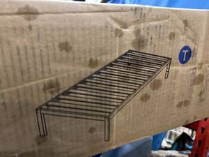 lot 2987 image: 14 Inch Modern Metal Platform Bed Frame Twin Size