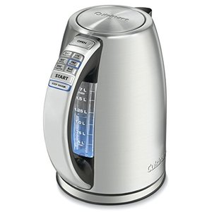 lot 3947 image: Cuisinart CPK-17 PerfecTemp 1.7-Liter Stainless Steel Cordless Electric kettle, 1.7 L, Silver