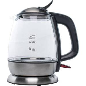 lot 3949 image: Brentwood Appliances 1L Cordless Glass Electric Kettle