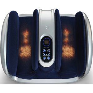 lot 3962 image: Miko Foot Massager Shiatsu Machine with Pressure Settings, Deep-Kneading, Vibration, Heat and Wireless Remote - Alleviate Discomfort from Plantar Fasciitis - Fits up to Size 15