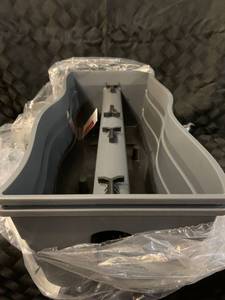 lot 3983 image: United Products - Ridge Rail Planter - Gray - Set of 2