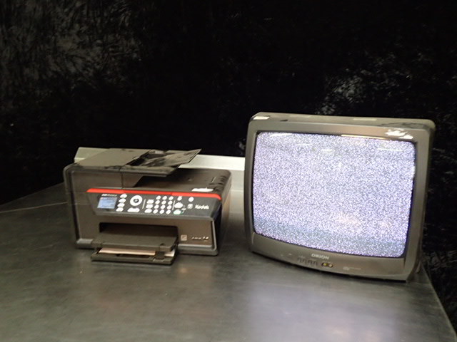 lot 8409 image: Kodak Office Printer and 19in Tube TV