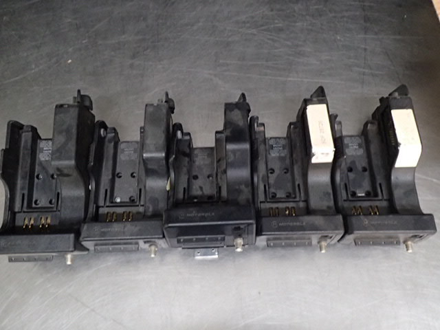 lot 8413 image: Lot of Motorola Radio Charging Bases
