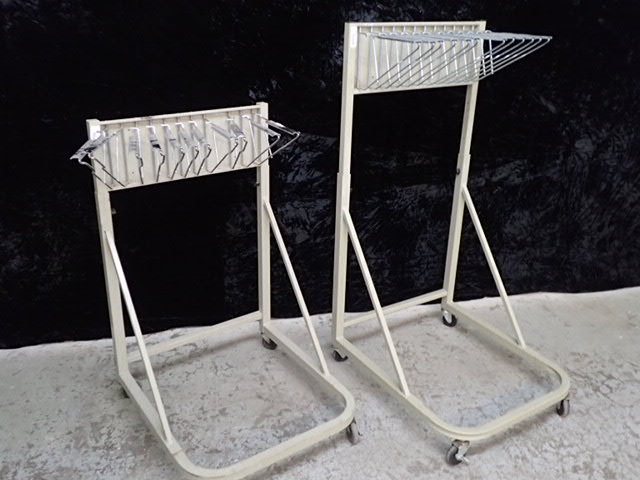 lot 9014 image: (2) Blueprint Holders on Wheels