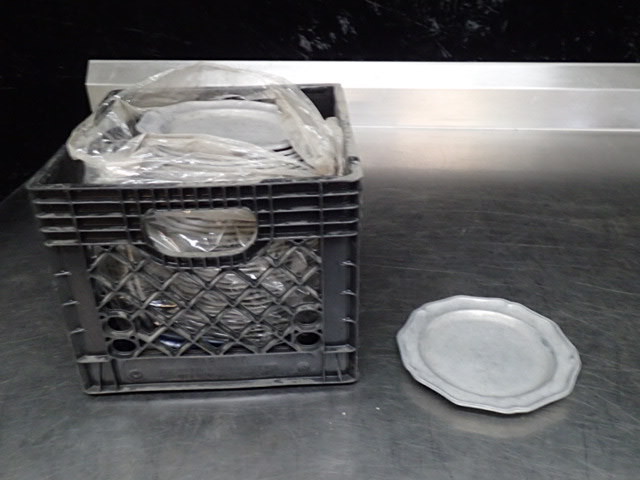 lot 9022 image: Bon Chef 8.5 Cast Aluminum Serving and Display Platters