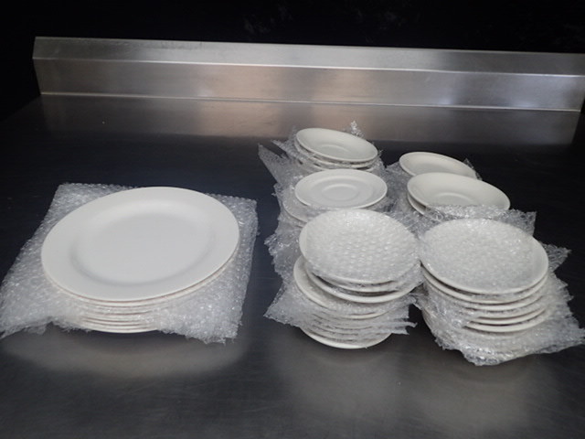lot 9052 image: Approximately (55) Small Plates and (9) 10.5 Dinner Plates