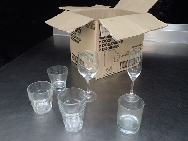 lot 9110 image: Misc. Wine and Drinking Glasses