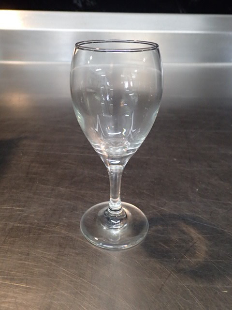 lot 9130 image: Box of Wine Glasses