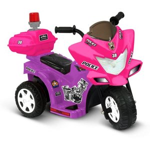 lot 8002 image: Kid Motorz Lil Patrol 6-Volt Battery-Powered Ride-On, Purple and Pink