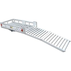 lot 8073 image: MaxxHaul 70275 Aluminum Cargo Carrier with 60 Ramp - Retail $431.99