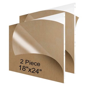 lot 7946 image: 2 Pack Niubee Acrylic Plexiglass Sheets 18x24