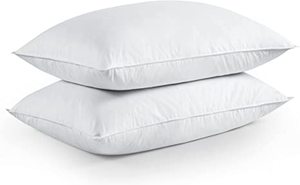 lot 7985 image: Puredown Down Feather Pillow Set Of 2