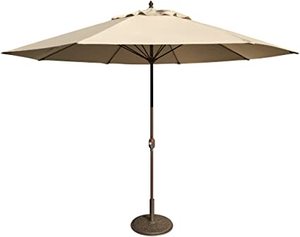 lot 8079 image: TropiShade Beige Outdoor Patio Umbrella