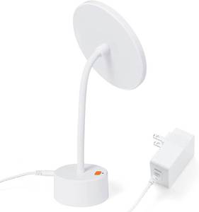 lot 4443 image: Led Desk Lamp, Table Lamp with Voice Control and Optical Proximity Sensor Control, Table Desk Lamp 3 Color Eye Caring Modern Desk Lamp with 4 Brightness, Desk Light for Office Bedroom Living Room starts out Chinese but can be converted to English