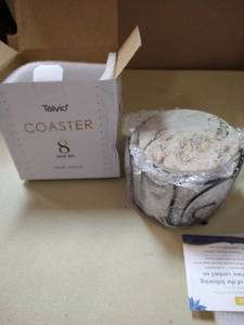 lot 4448 image: Teivio sandstone look coaster set