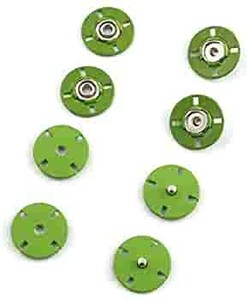 lot 4519 image: PZRT 4Set 21mm Metal Sew-on Snap Button DIY Clothing Overcoat Buttons Clothes Garment Sewing Accessories(Green