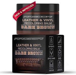 lot 4547 image: ARCSSAI Leather Recoloring BalmLeather Repair Cream for Couches - Renew, Repair & Restore Aged, Faded, Peeling and Scuffed Leather & Vinyl Couches, Sofa or Car Seats, Furniture (Dark Brown