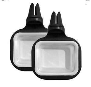 lot 4647 image: 2 PCs sauce holder dip trays with bonus folding drink holder