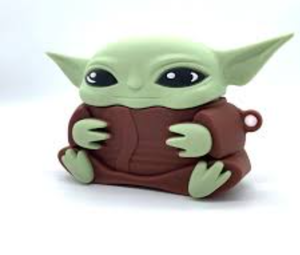 lot 4653 image: The the Child Mandalorian Airpods pro Case, Baby Yoda Airpods pro Case with Keychain and bonus mini yoda