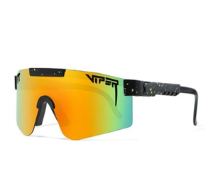 lot 4673 image: 2021 Pit Viper Sports Sunglasses Outdoor Sport Pit Vipers Sunglasses c06 green splash