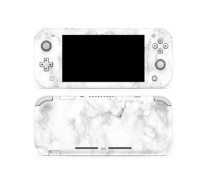 lot 4685 image: Black & White Marble Nintendo Switch Lite Skin MARBLE